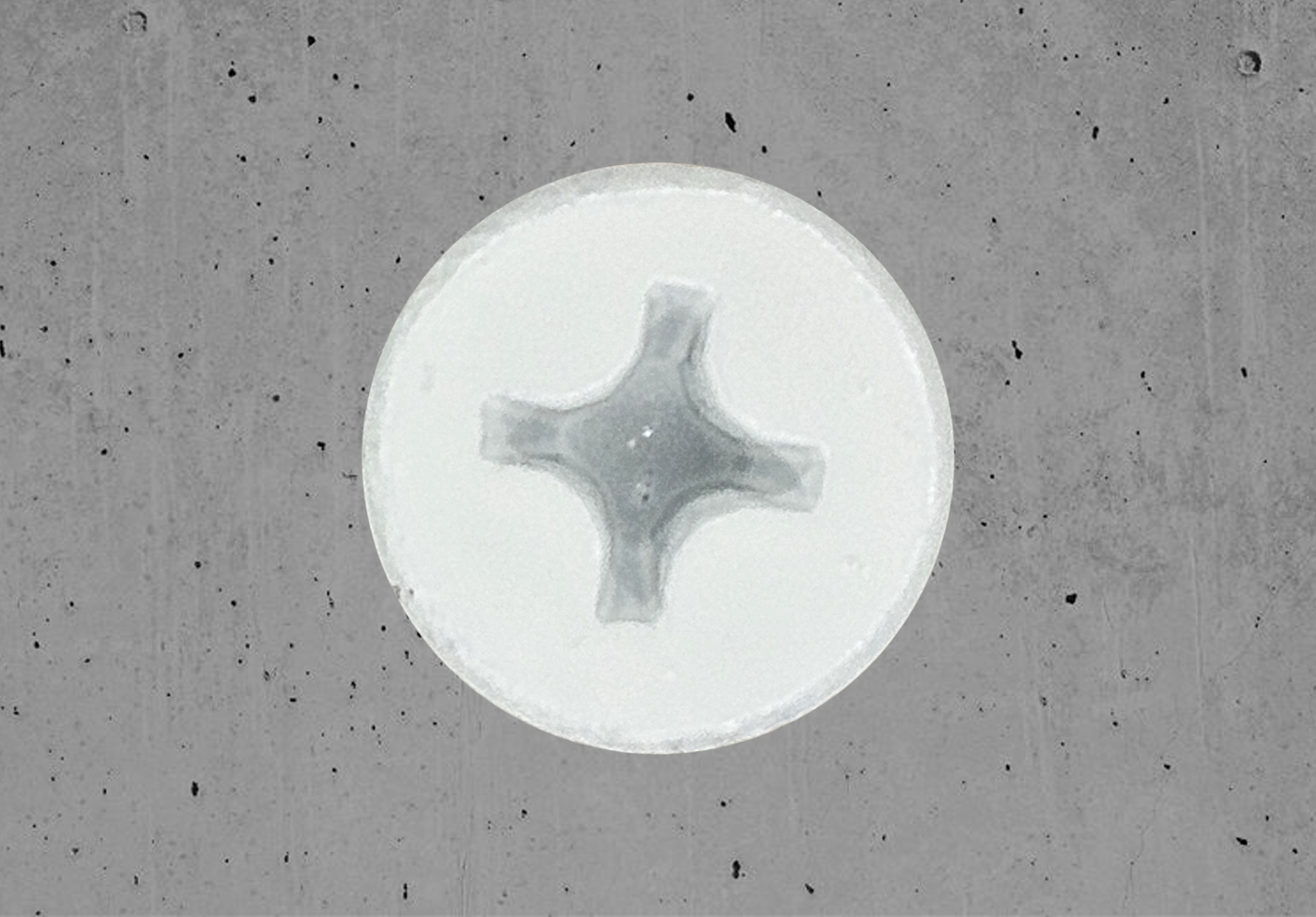 GP Concrete Screw  Phillips Flat Head